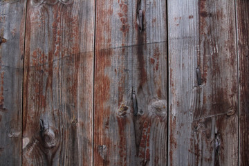 Old wood texture background with peeling paint