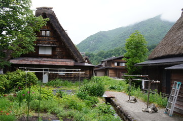 Fototapeta na wymiar Japanese Old Houses