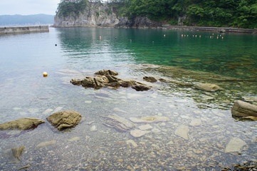 Jodogahama Beach in Iwate, Japan