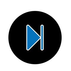 Glyph Forward icon isolated on background