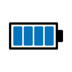 Glyph Battery Full icon isolated on background