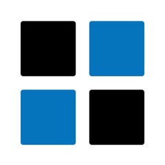 Glyph APPS icon isolated on background