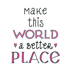 Hand drawn vector saying isolated on white background 