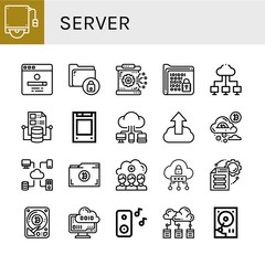 server icon set