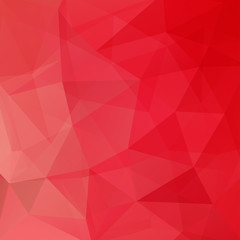 Abstract geometric style red background. Vector illustration