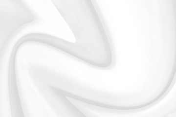 White cloth background abstract with soft waves.