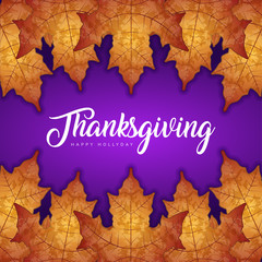 Happy thanksgiving card