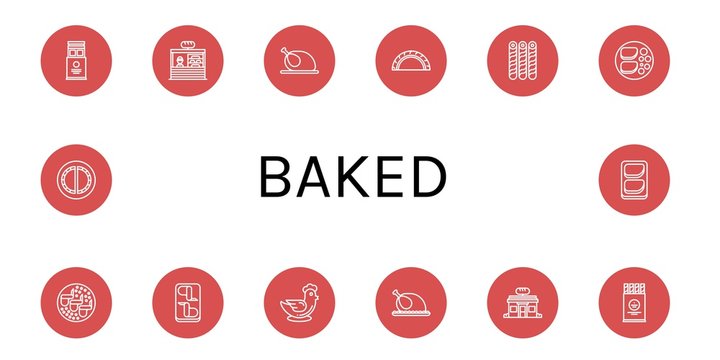 baked icon set