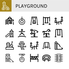 playground icon set