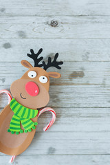 Child Christmas Reindeer Foam Craft