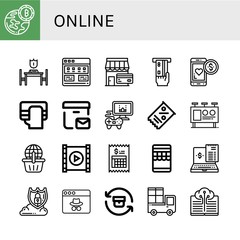 online icon set