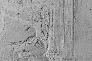 Abstract concrete texture gray background. Chips, cracks, pores in concrete