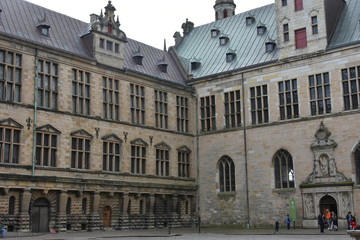 Fototapeta na wymiar part of Kronborg Castle 