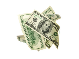 Dollar bill. Washington american cash. Usd money background. Money falling.