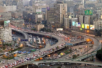 Foto op Plexiglas anti-reflex Cairo traffic Egypt © markobe