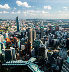 Fototapeta na wymiar Kuala Lumpur cityscape, Malaysia
