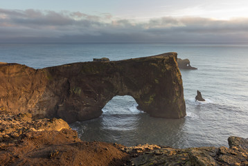 Views from Dyrhólaey in the south of Iceland