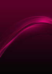 Abstract background waves. Black and fuchsia abstract background for wallpaper or business card