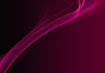 Obraz premium Abstract background waves. Black and fuchsia abstract background for wallpaper or business card