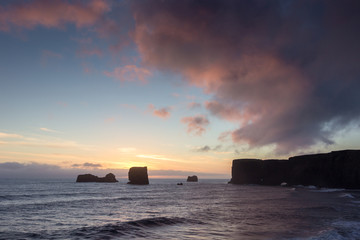 Reynisfjara beach in the south of Iceland