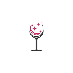 Wine Logo Template vector symbol