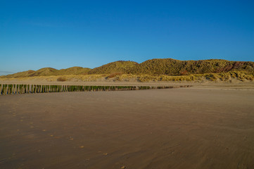 sanddunes and beach