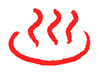 ラフな温泉マーク