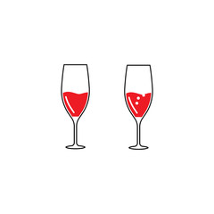 Wine Logo Template vector symbol