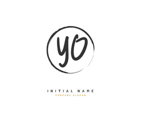 Y O YO Beauty vector initial logo, handwriting logo of initial signature, wedding, fashion, jewerly, boutique, floral and botanical with creative template for any company or business.