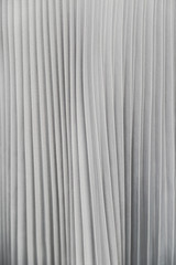 Closeup of pleated fabric clothes