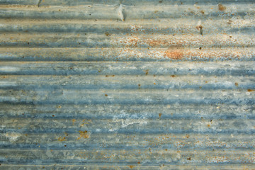 Rusted steel sheet