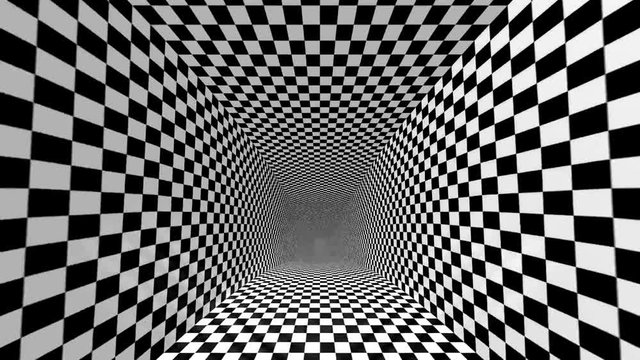 Tunnel Loop Optical illusion background