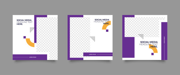 Modern promotion square web banner for social media post template. Elegant sale and discount promo backgrounds for digital marketing 
