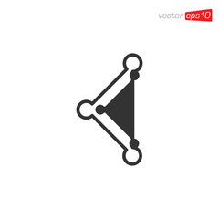 Connection Network Icon Design Vector