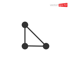 Connection Network Icon Design Vector