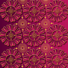 Paisley background. Hand Drawn ornament 02
