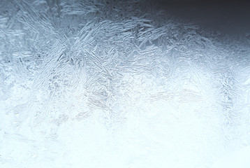 結氷の模様