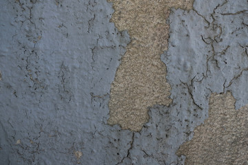 old wall with peeling paint