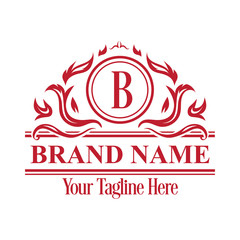 Alphabet Luxurious logo, Vintage ornamental luxury logo design template: 100% vector best for t shirt, pillow,mug, sticker and other Printing media