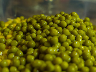 green peas in salad
