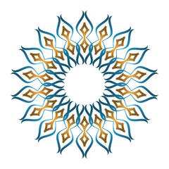 symbol or logo Ornament object for abstract Design