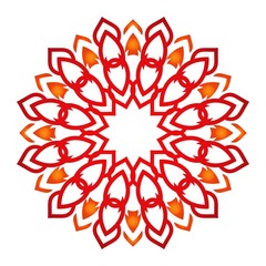 symbol or logo Ornament object for abstract Design