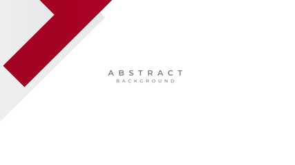 Modern Simple Red White Abstract Background Presentation Design