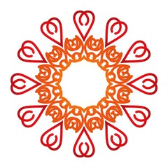 symbol or logo Ornament object for abstract Design