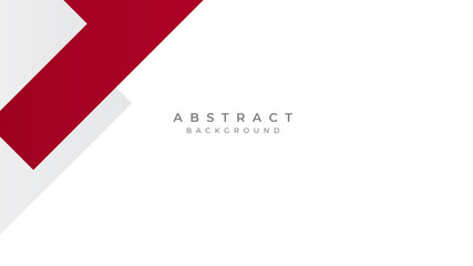 Modern Simple Red White Abstract Background Presentation Design