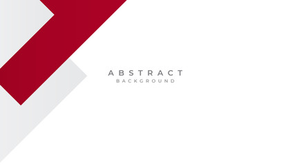 Modern Simple Red White Abstract Background Presentation Design