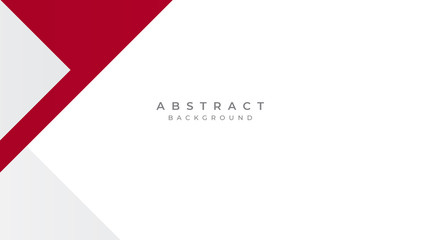 Modern Simple Red White Abstract Background Presentation Design