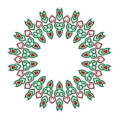 symbol or logo Ornament object for abstract Design