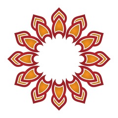 symbol or logo Ornament object for abstract Design