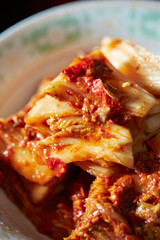 Kimchi, Korean spicy fermented pickles 